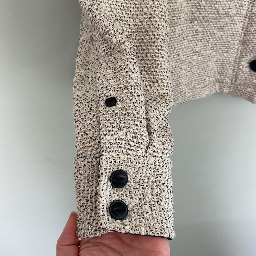 Rag & Bone Women’s Tweed Blazer Jacket Cropped Style Size Small - Picture 5 of 10